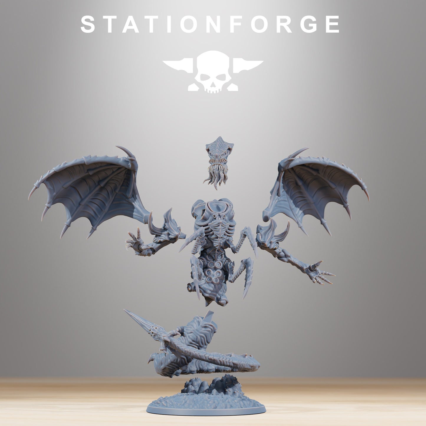Xenarid Warmaak | StationForge | 12K Prints