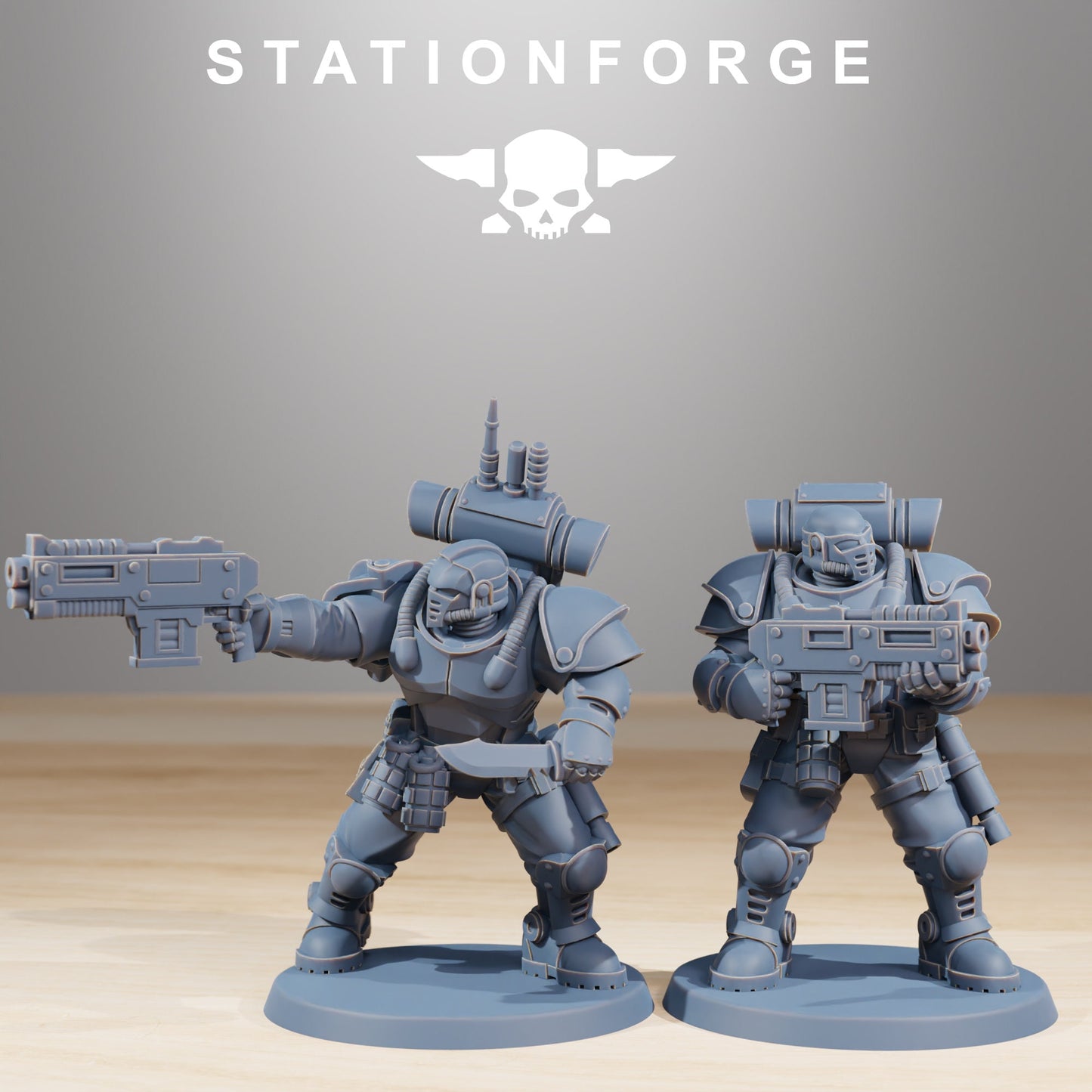 Socratis Light Infantry | Set of 10 Minis | StationForge | 12K Prints