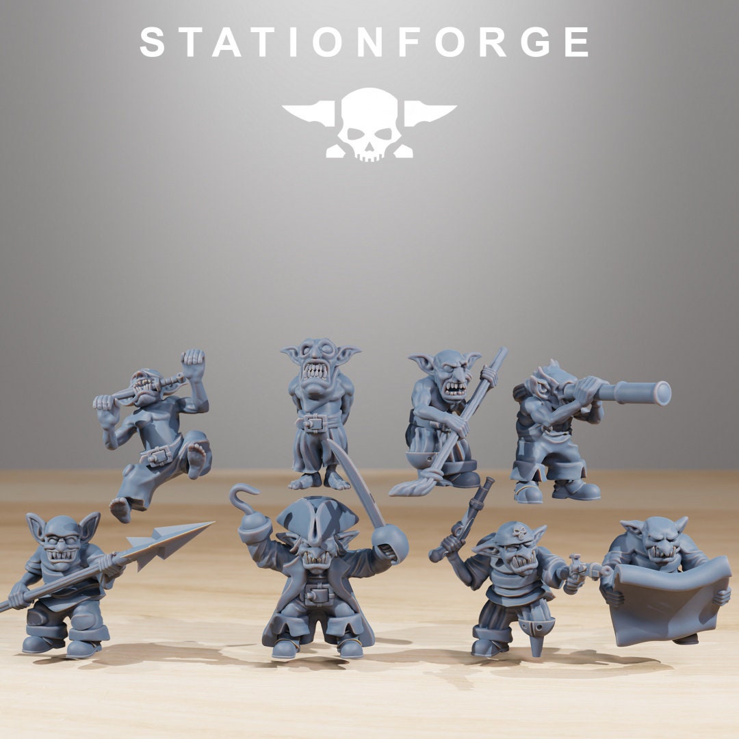 Gobs Short Pearl Battle Ship | StationForge | 12K Prints