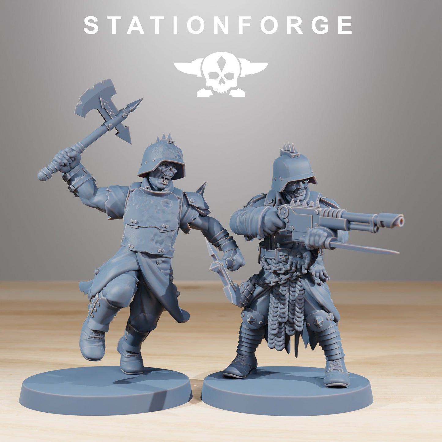 Corrupted Guard | Set of 13 Minis | StationForge | 12K Prints