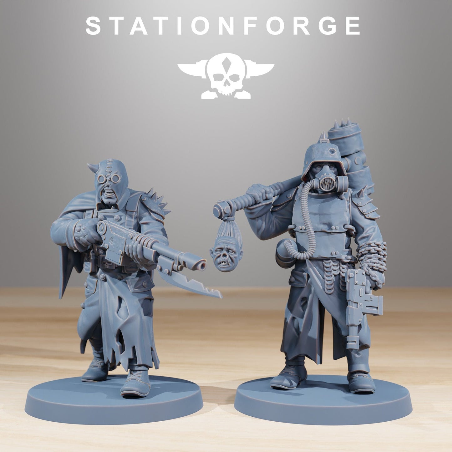 Corrupted Guard | Set of 13 Minis | StationForge | 12K Prints