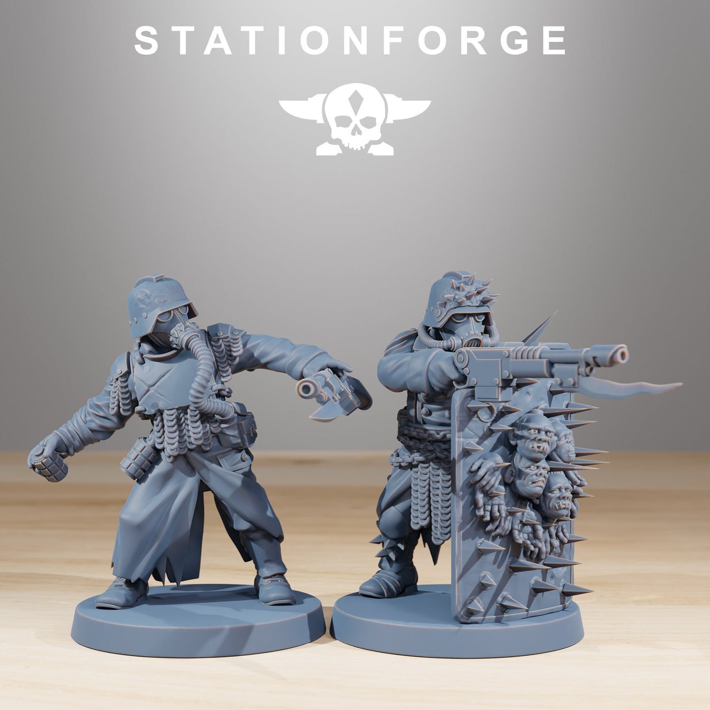 Corrupted Guard | Set of 13 Minis | StationForge | 12K Prints