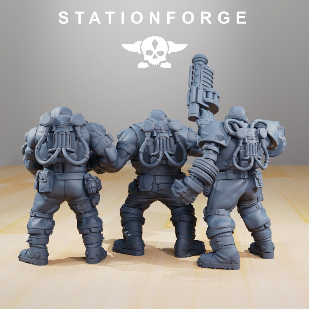 National Guard Guerrillas | Set of 3 | StationForge | 12K Prints