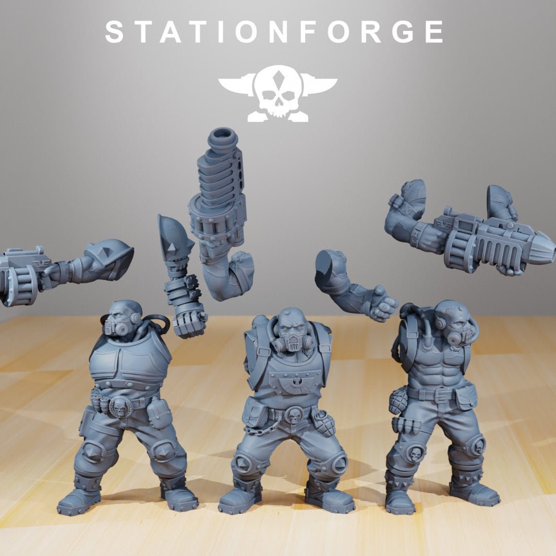 National Guard Guerrillas | Set of 3 | StationForge | 12K Prints