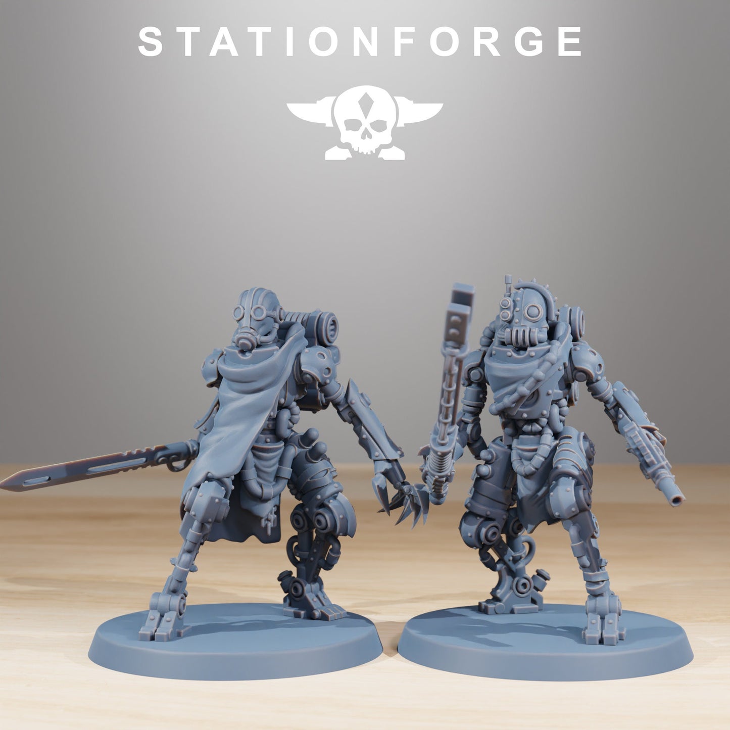 Scavenger Junkbots | Set of 10 Minis | StationForge | 12K Prints
