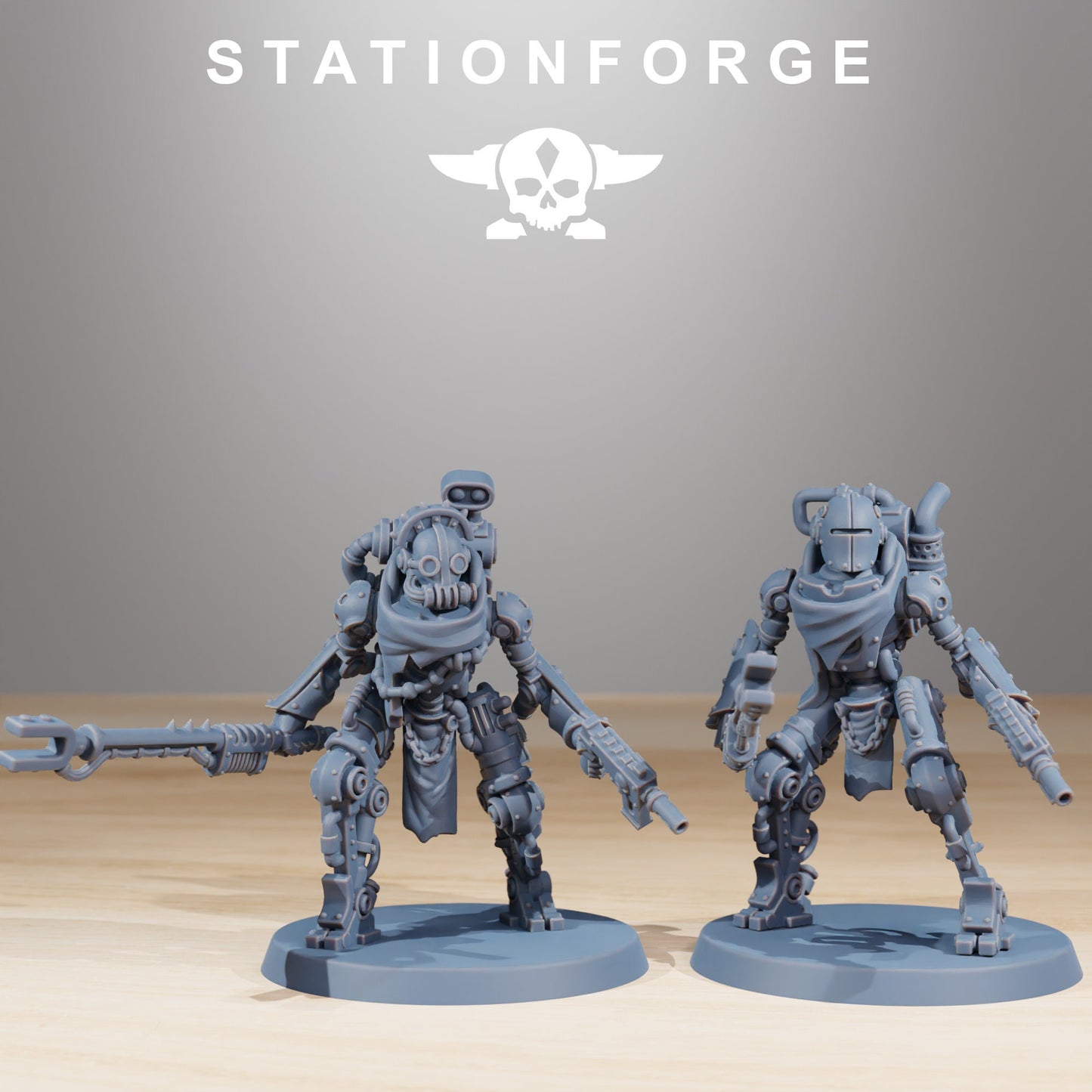 Scavenger Junkbots | Set of 10 Minis | StationForge | 12K Prints