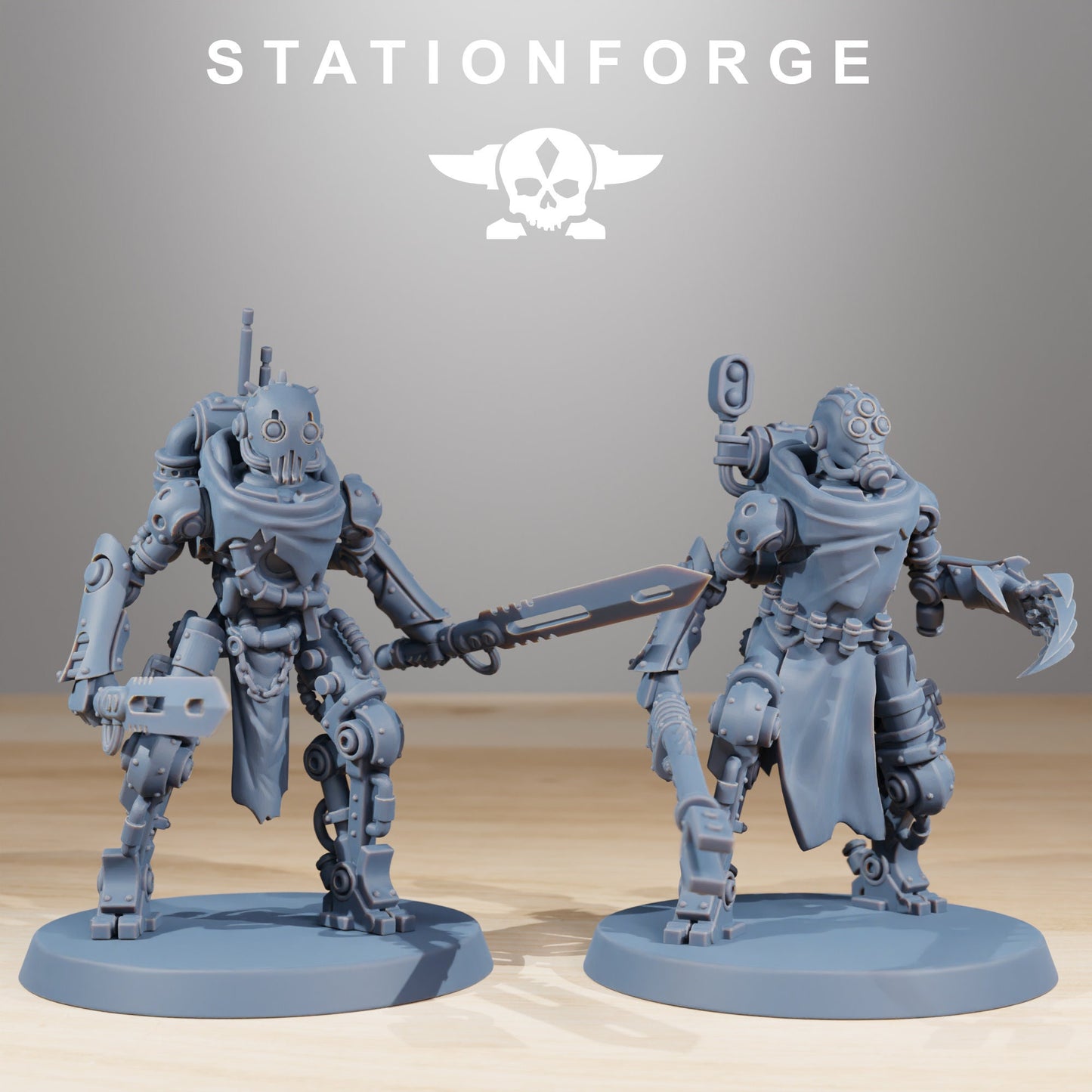 Scavenger Junkbots | Set of 10 Minis | StationForge | 12K Prints