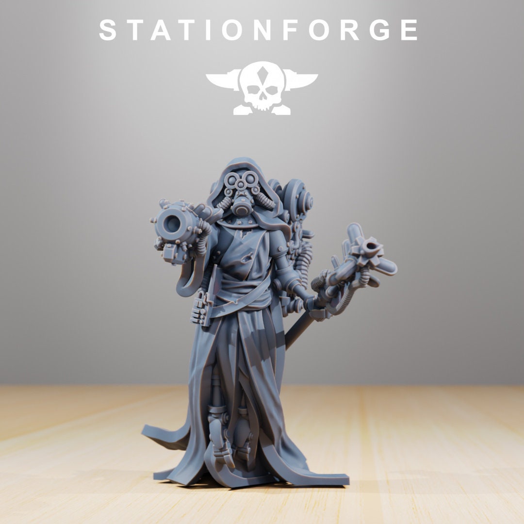 Scavenger Elecro Lights | Set of 3 Minis | StationForge | 12K Prints