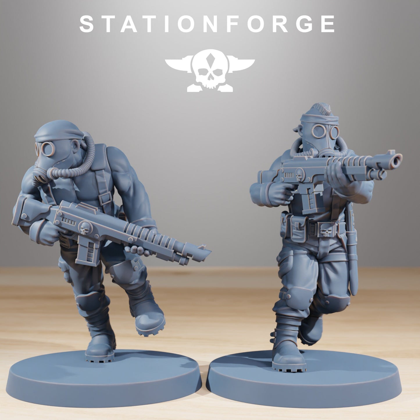 GrimGuard Jungle Fighters | Set of 10 Minis | StationForge | 12K Prints