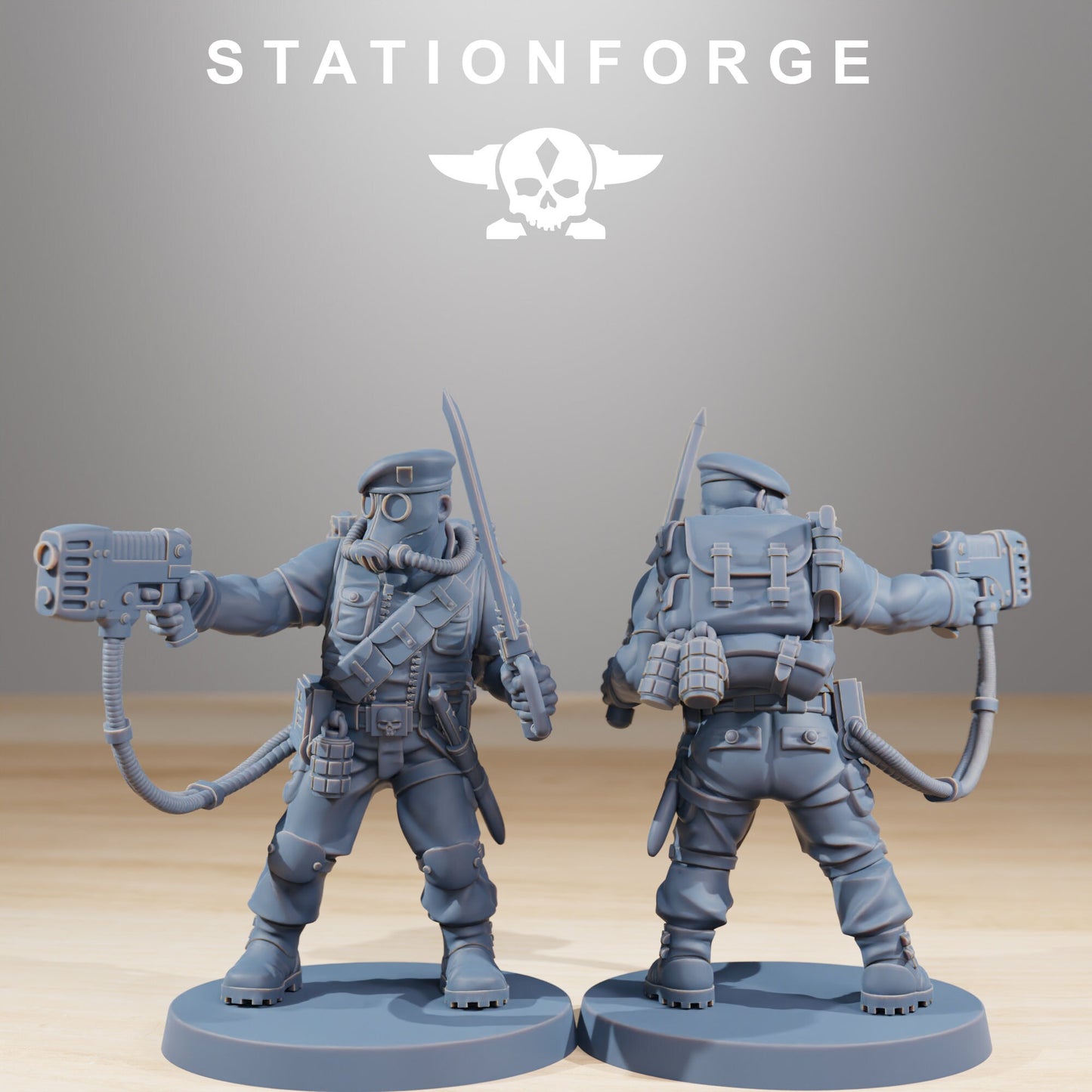 GrimGuard Jungle Fighters | Set of 10 Minis | StationForge | 12K Prints