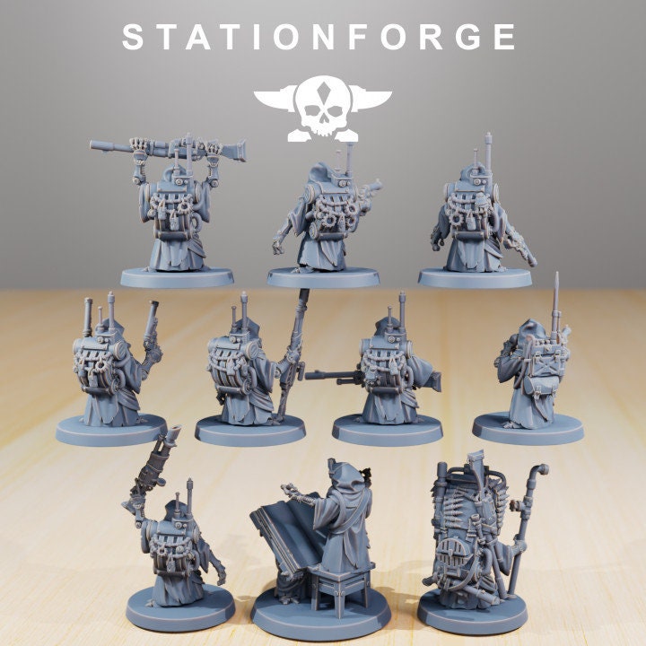 Scavenger Junkards | Set of 10 Minis | StationForge | 12K Prints