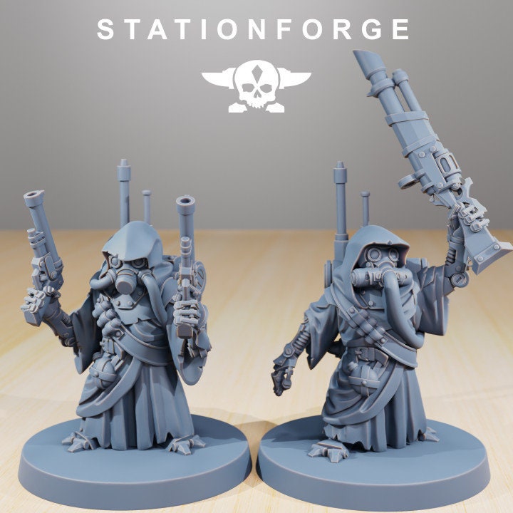 Scavenger Junkards | Set of 10 Minis | StationForge | 12K Prints