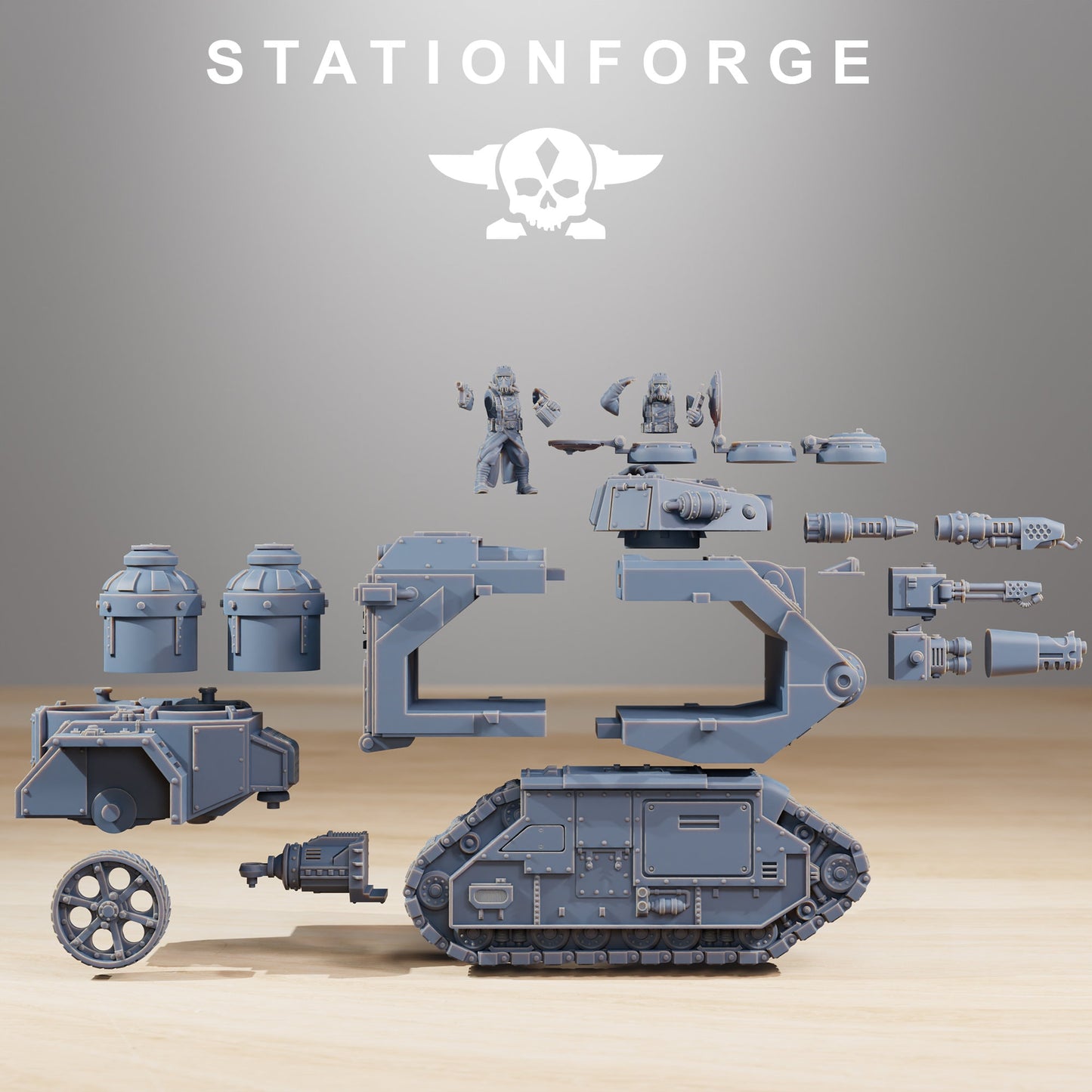 GrimGuard Flame Tank | StationForge | 12K Prints
