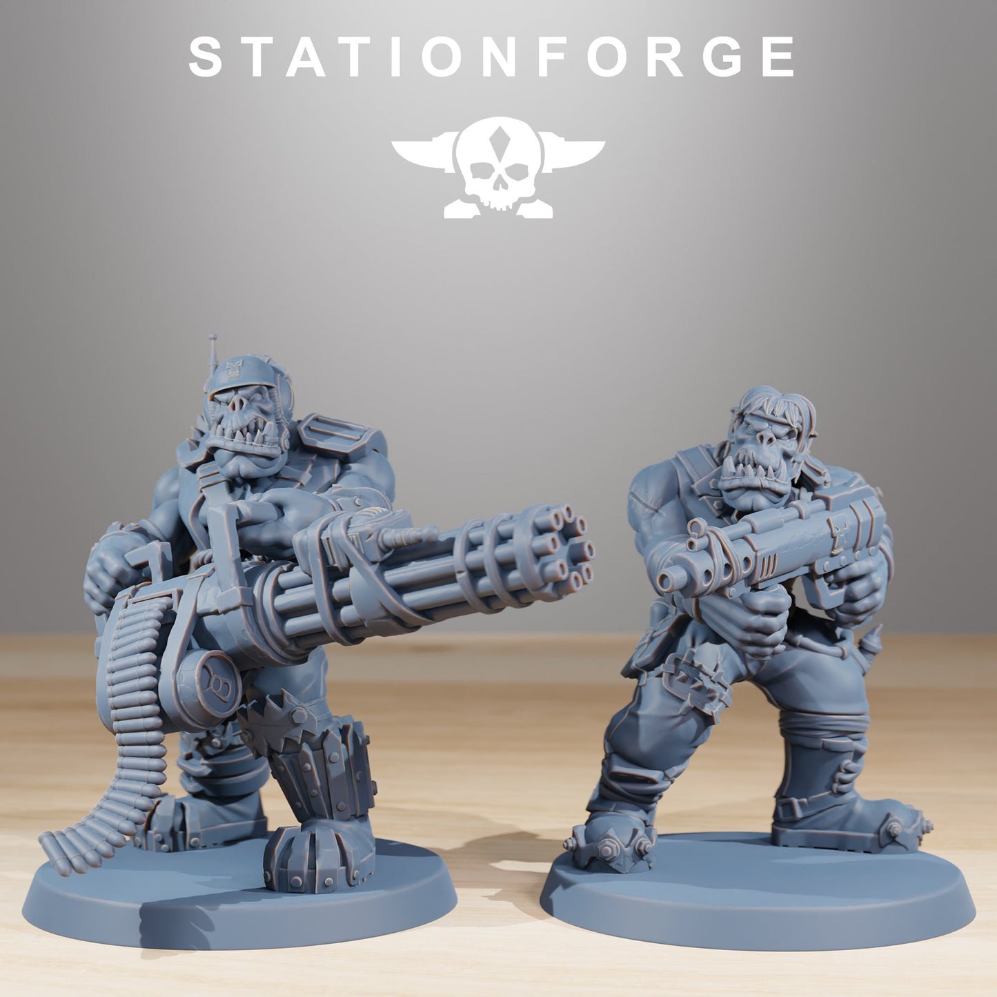 Orkaz Skillers | Set of 12 Minis | StationForge | 12K Prints