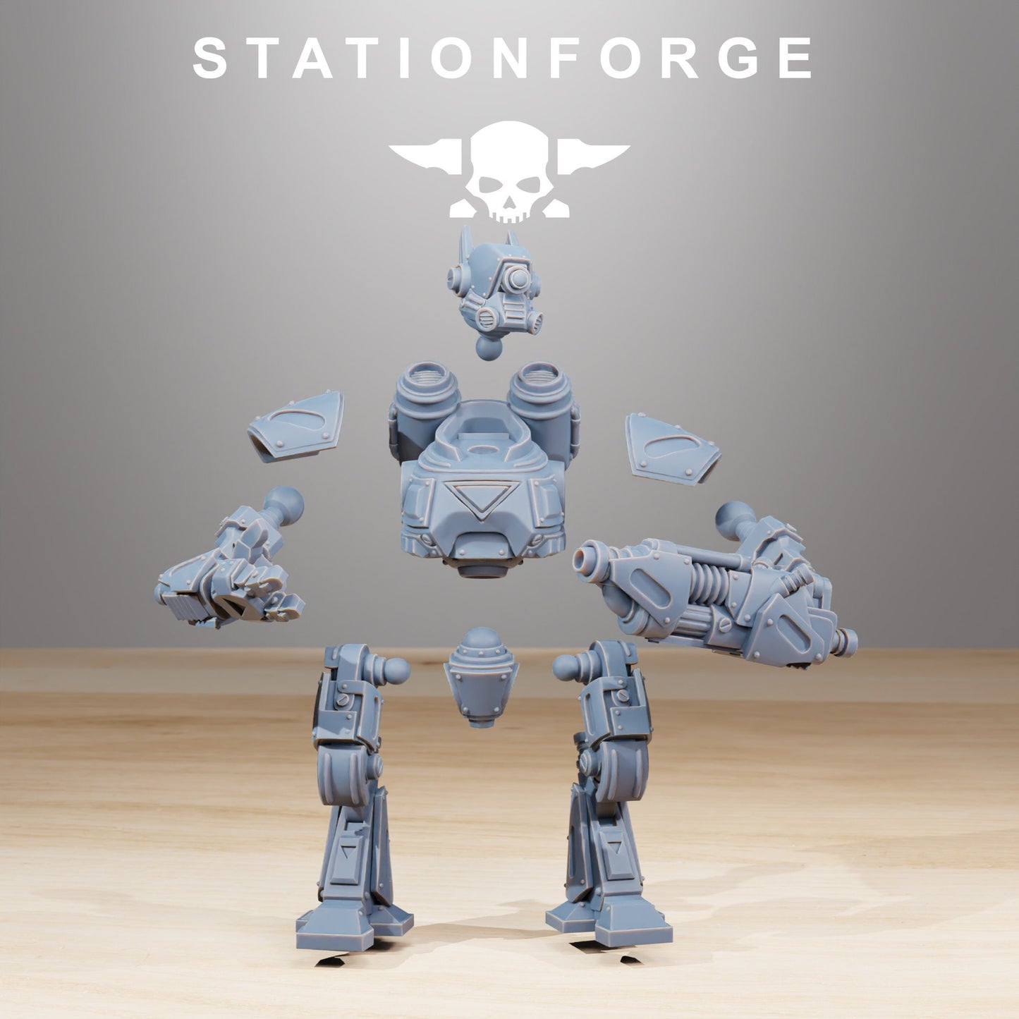 Scavenger Mechanods | Set of 10 Minis | StationForge | 12K Prints