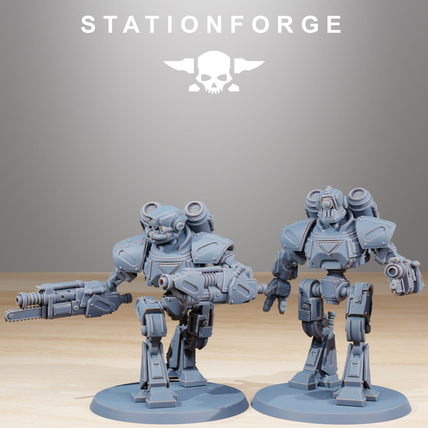 Scavenger Mechanods | Set of 10 Minis | StationForge | 12K Prints