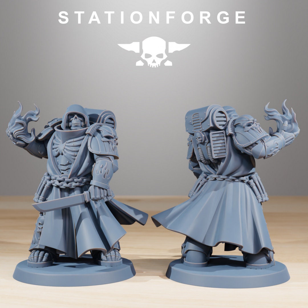 Socratis Doom Reapers | Set of 10 Minis | StationForge | 12K Prints