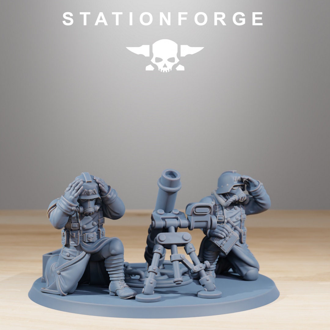 GrimGuard Battle Weapons | StationForge | 12K Prints