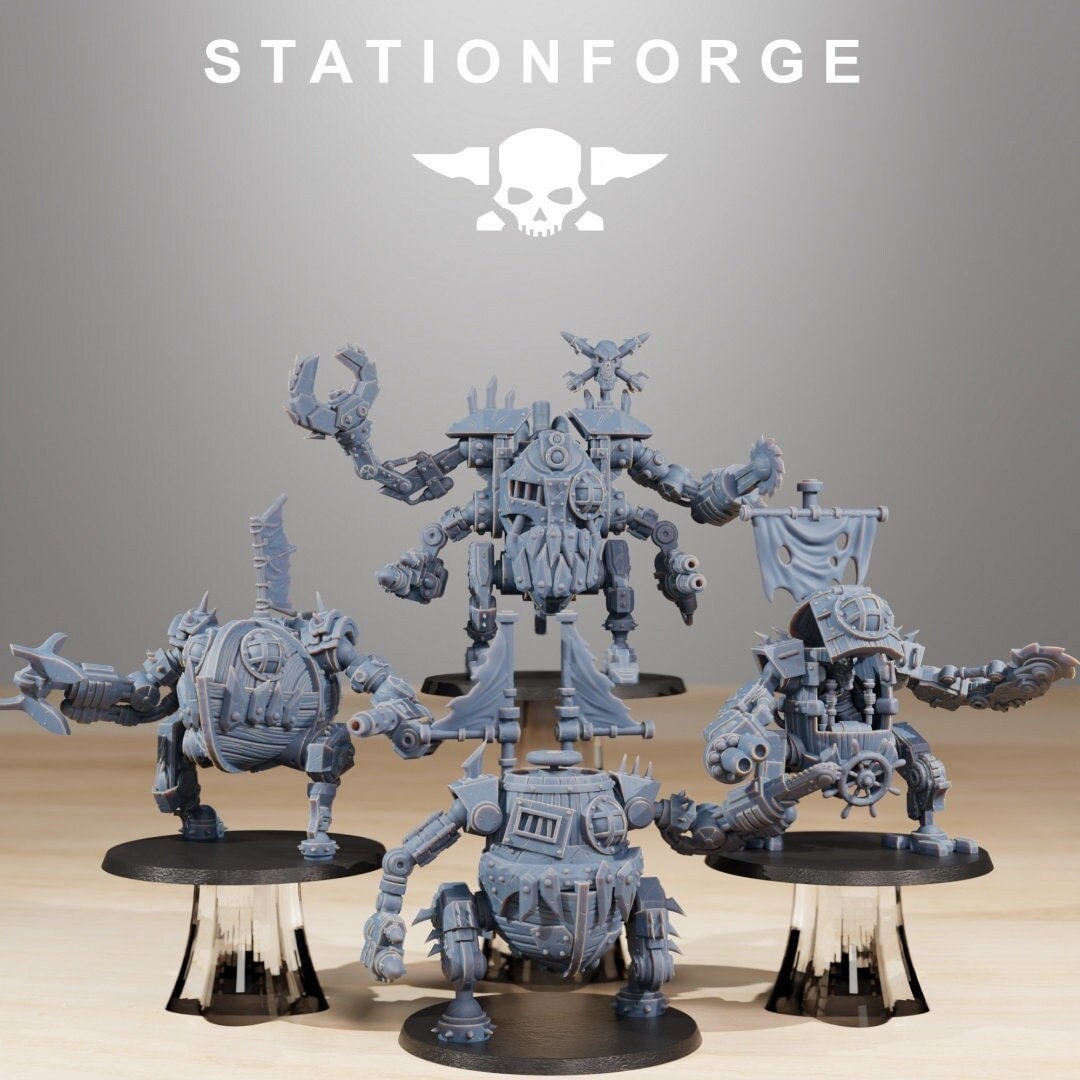 Gobs Pirate Bots | StationForge | 12K Prints