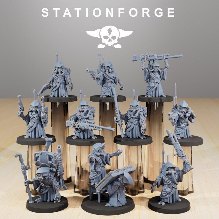 Scavenger Junkards | Set of 10 Minis | StationForge | 12K Prints
