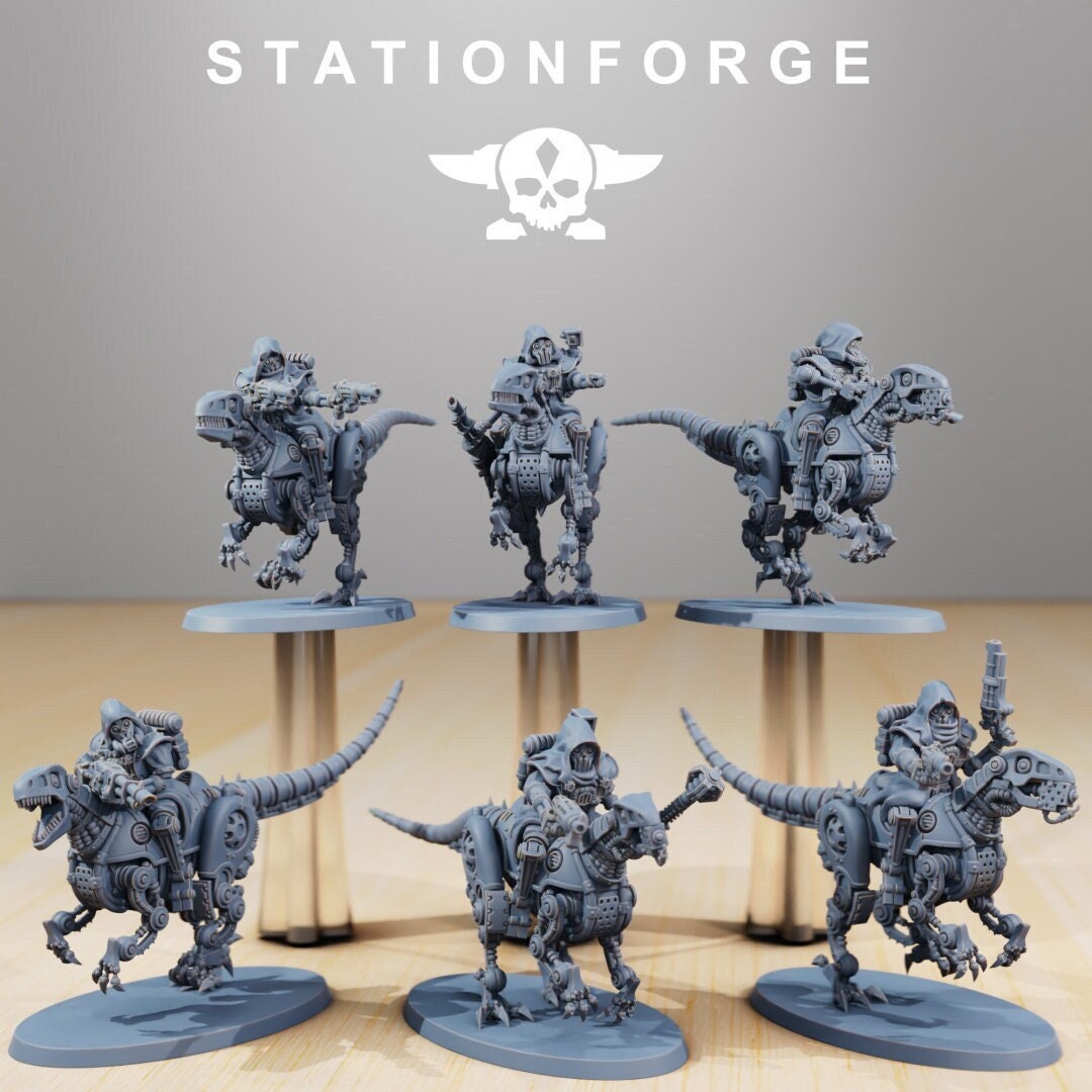 Scavenger Riders | Set of 6 Minis | StationForge | 12K Prints