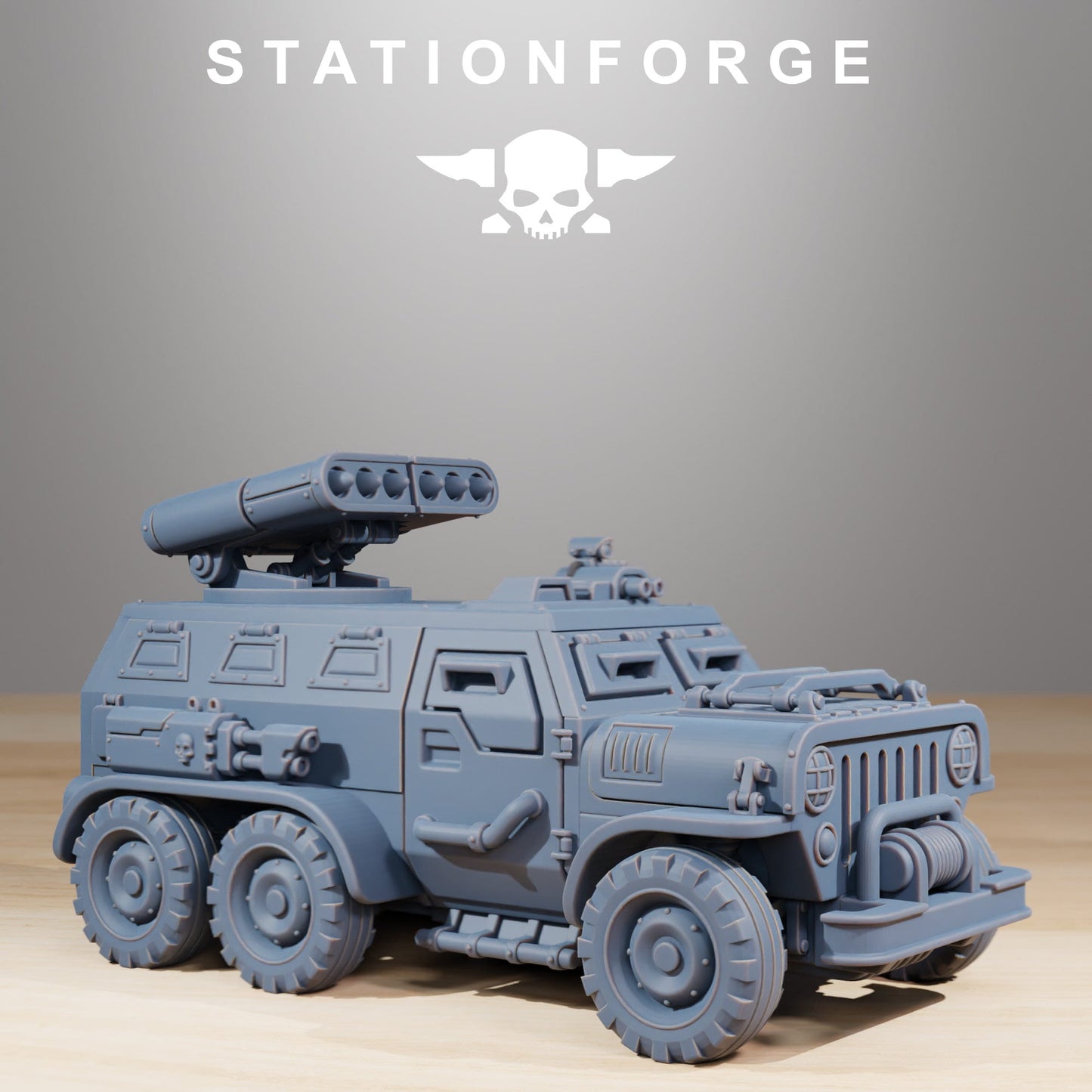 GrimGuard Armored Transport | StationForge | 12K Prints