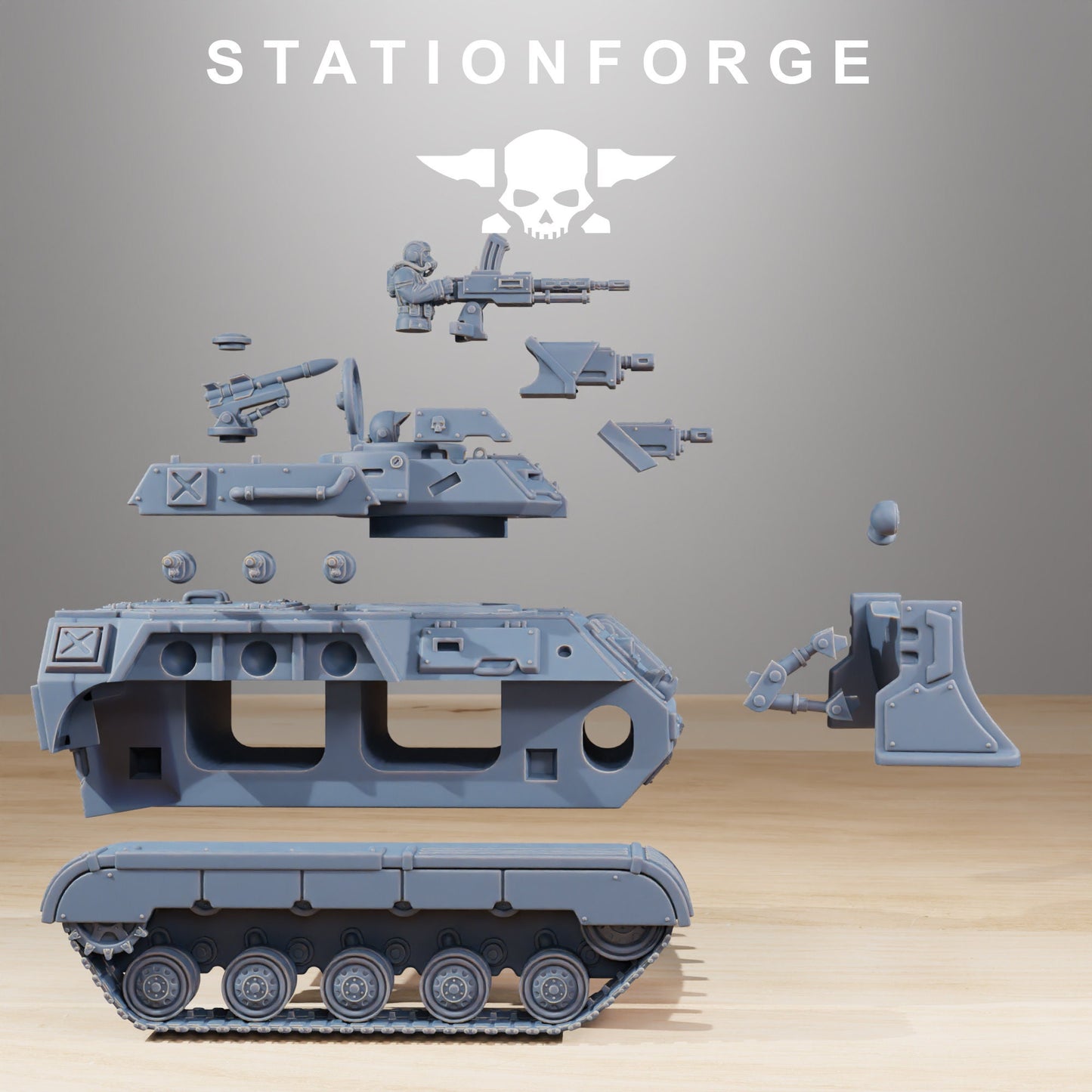 GrimGuard Support Tank | StationForge | 12K Prints