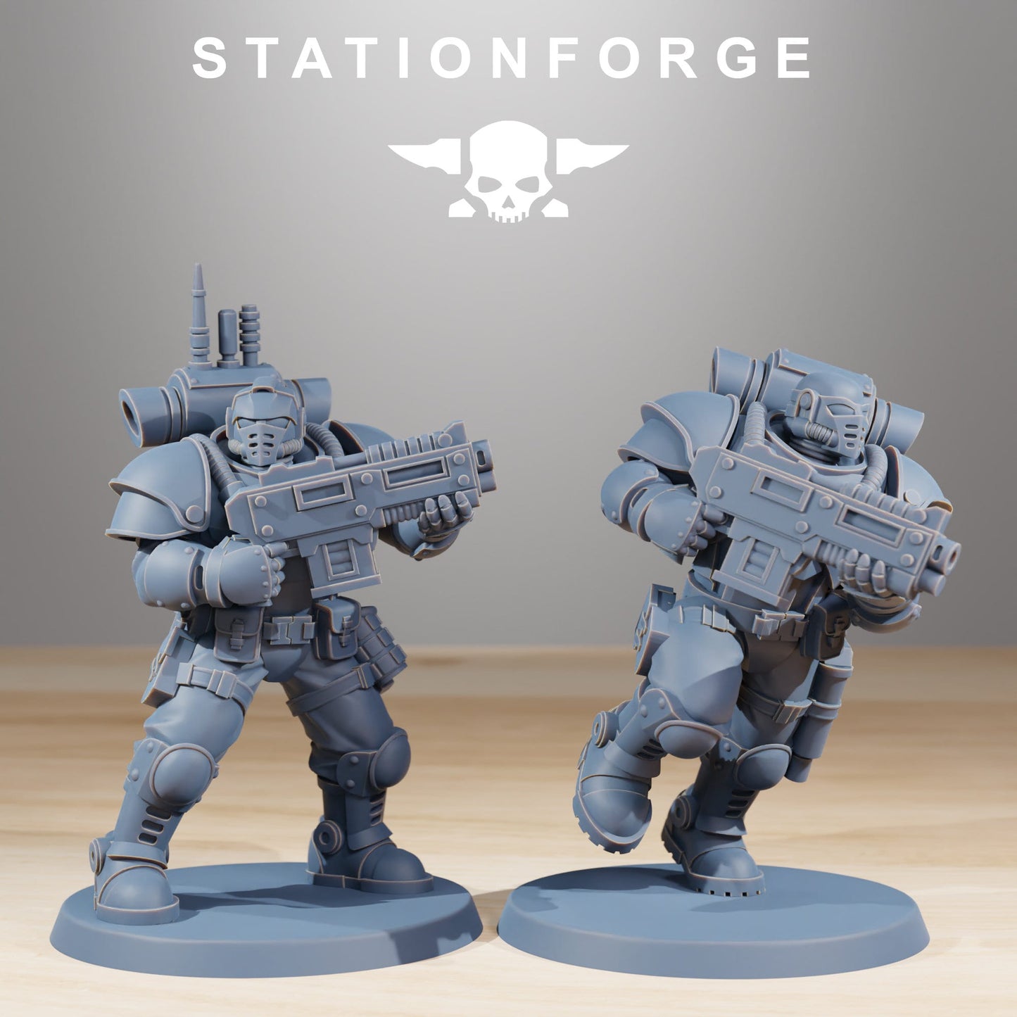 Socratis Light Infantry | Set of 10 Minis | StationForge | 12K Prints