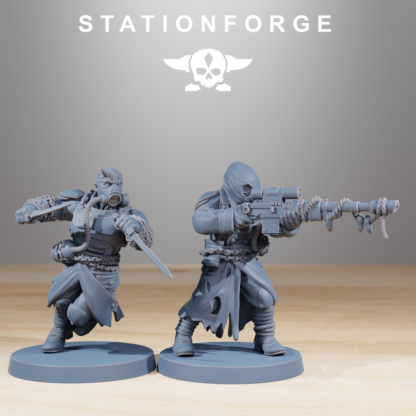 Corrupted Guard | Set of 13 Minis | StationForge | 12K Prints