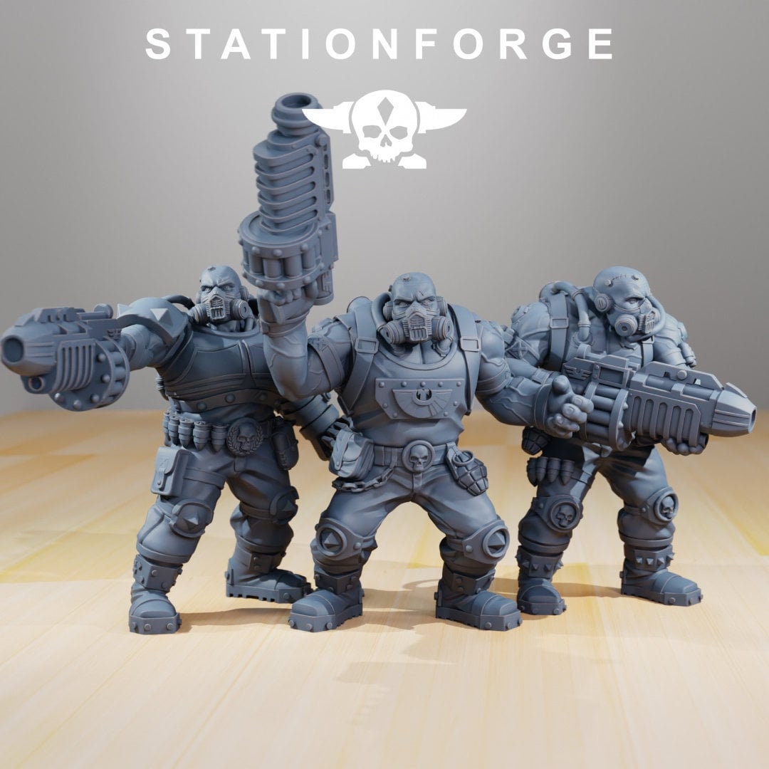 National Guard Guerrillas | Set of 3 | StationForge | 12K Prints