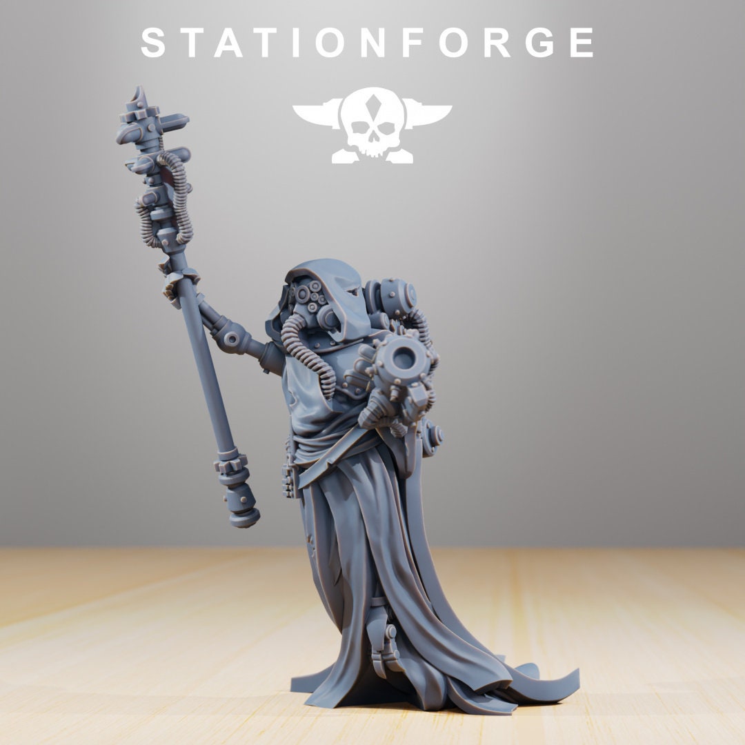 Scavenger Elecro Lights | Set of 3 Minis | StationForge | 12K Prints
