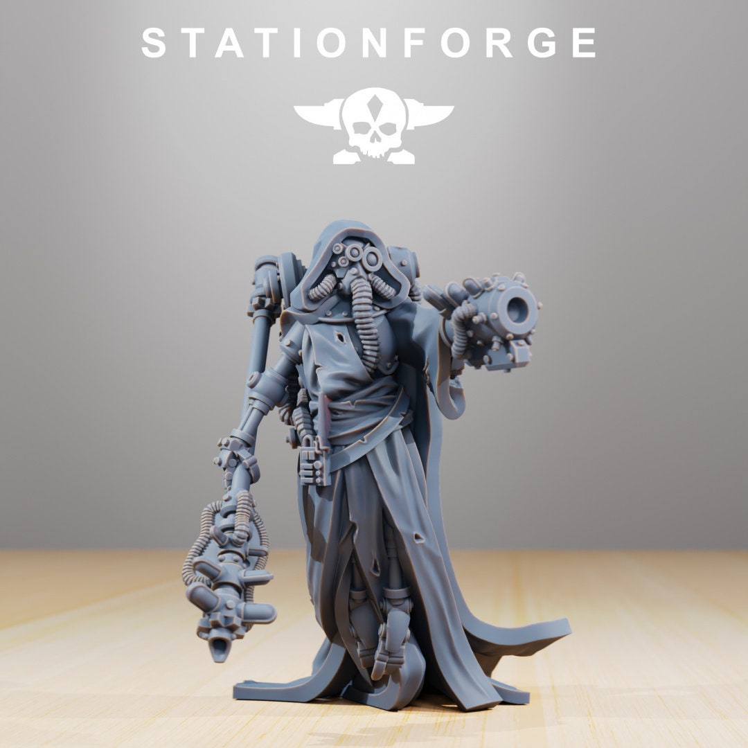 Scavenger Elecro Lights | Set of 3 Minis | StationForge | 12K Prints