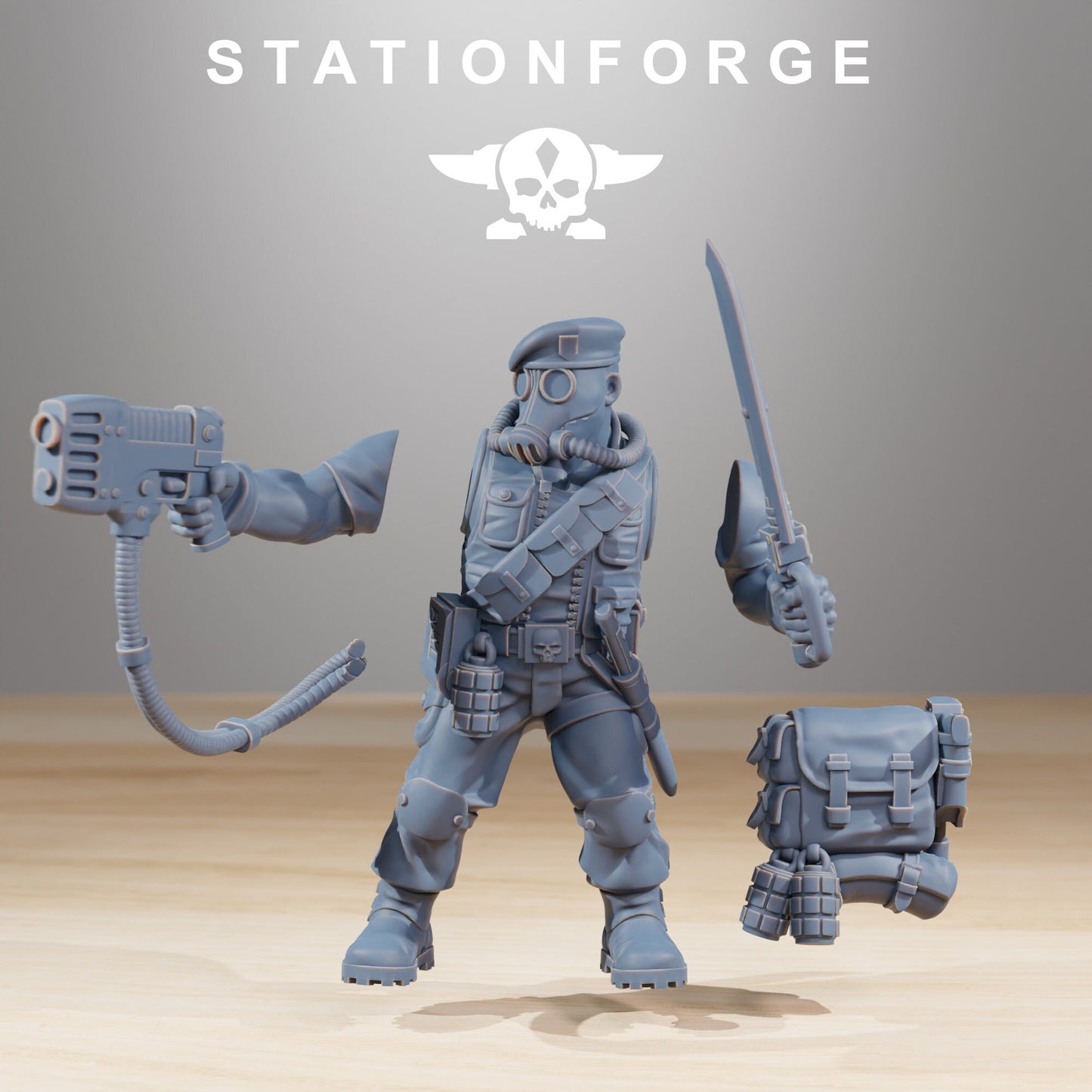 GrimGuard Jungle Fighters | Set of 10 Minis | StationForge | 12K Prints