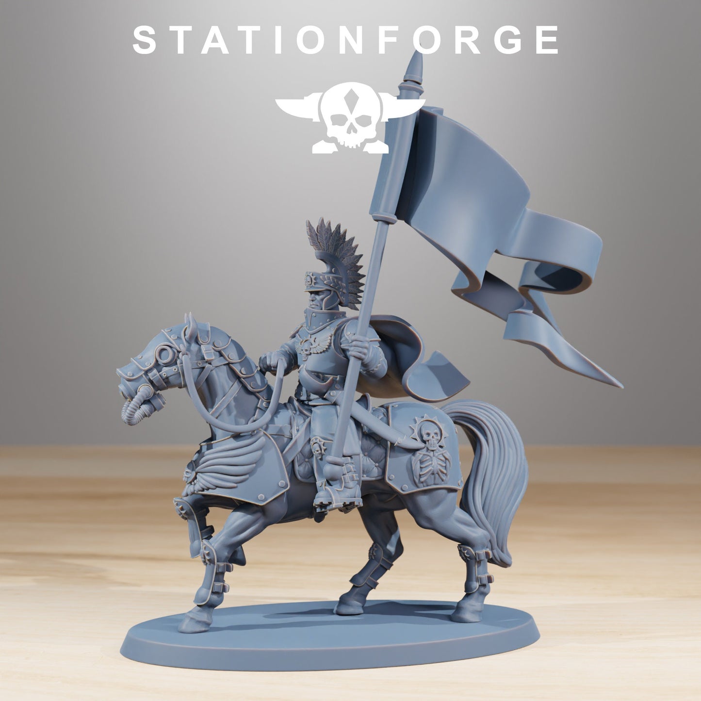 National Guard Cavalry Commanders | Set of 3 Minis | StationForge | 12K Prints