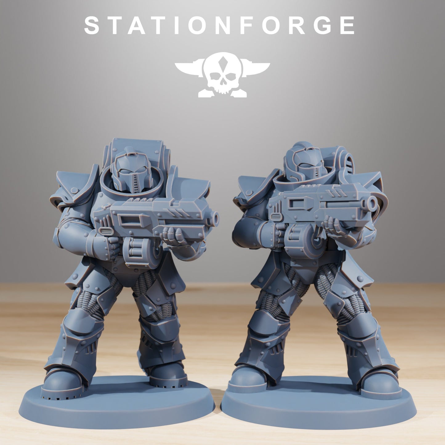 Socratis Infantry | Set of 10 Minis | StationForge | 12K Prints