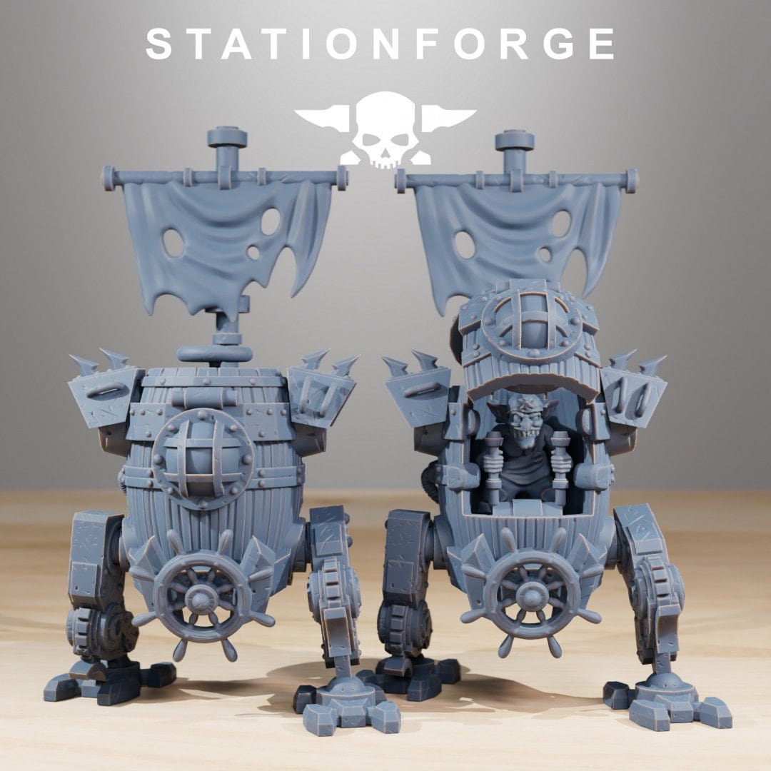 Gobs Pirate Bots | StationForge | 12K Prints