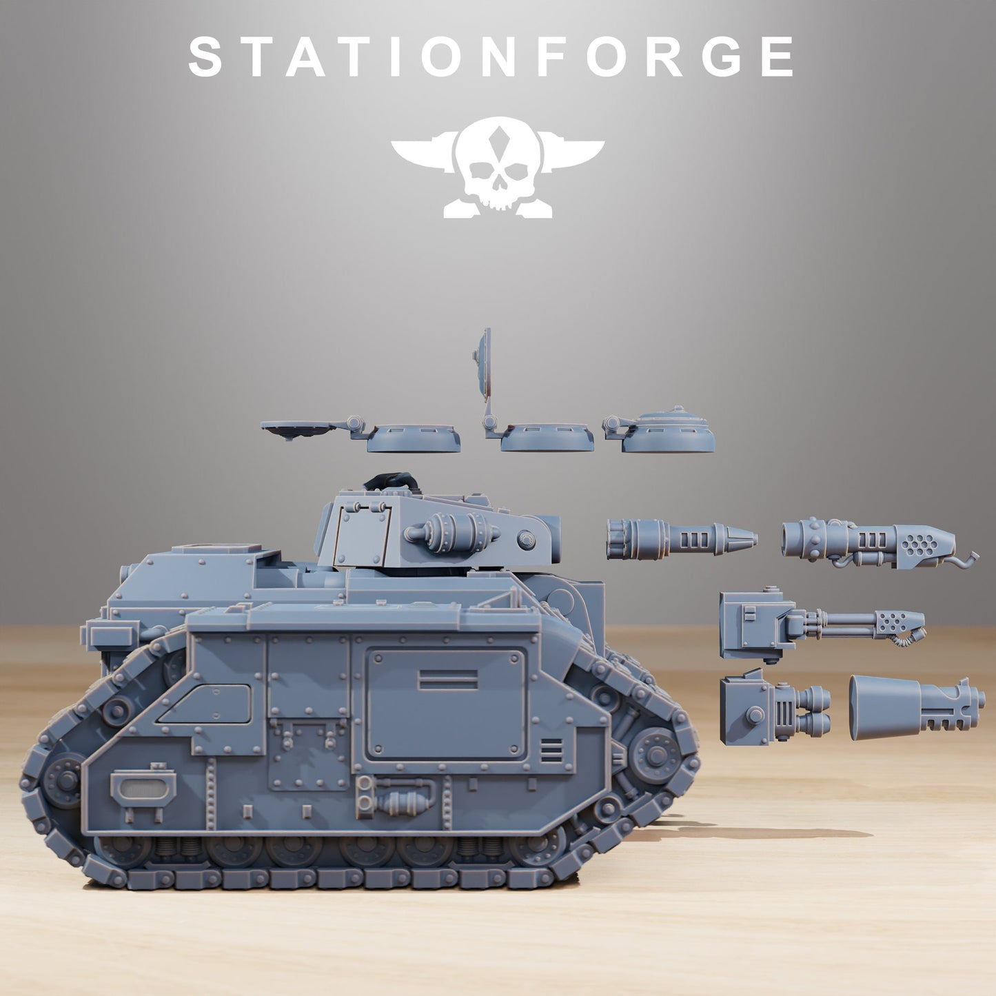 GrimGuard Flame Tank | StationForge | 12K Prints