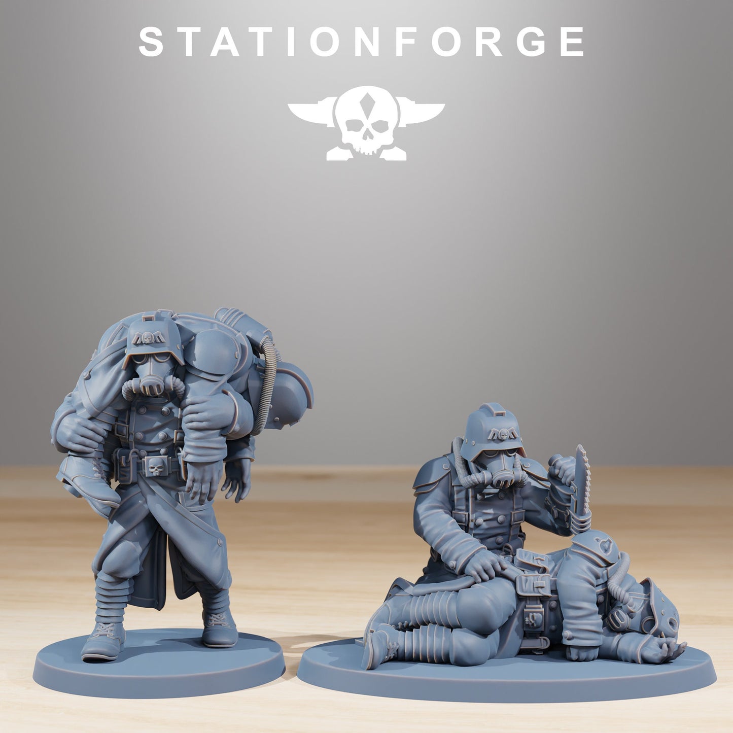 GrimGuard The Fallen | Set of 16 Minis | StationForge | 12K Prints