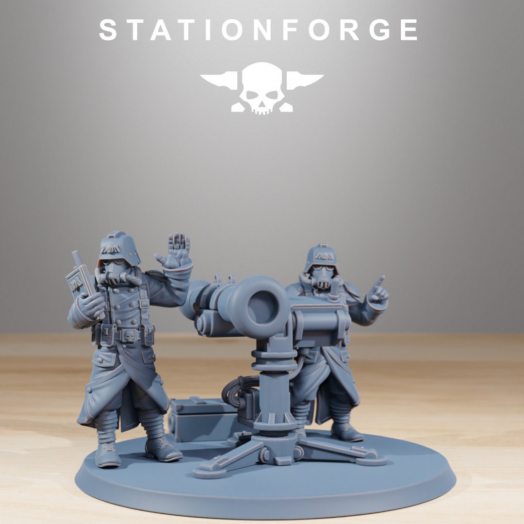 GrimGuard Battle Weapons | StationForge | 12K Prints
