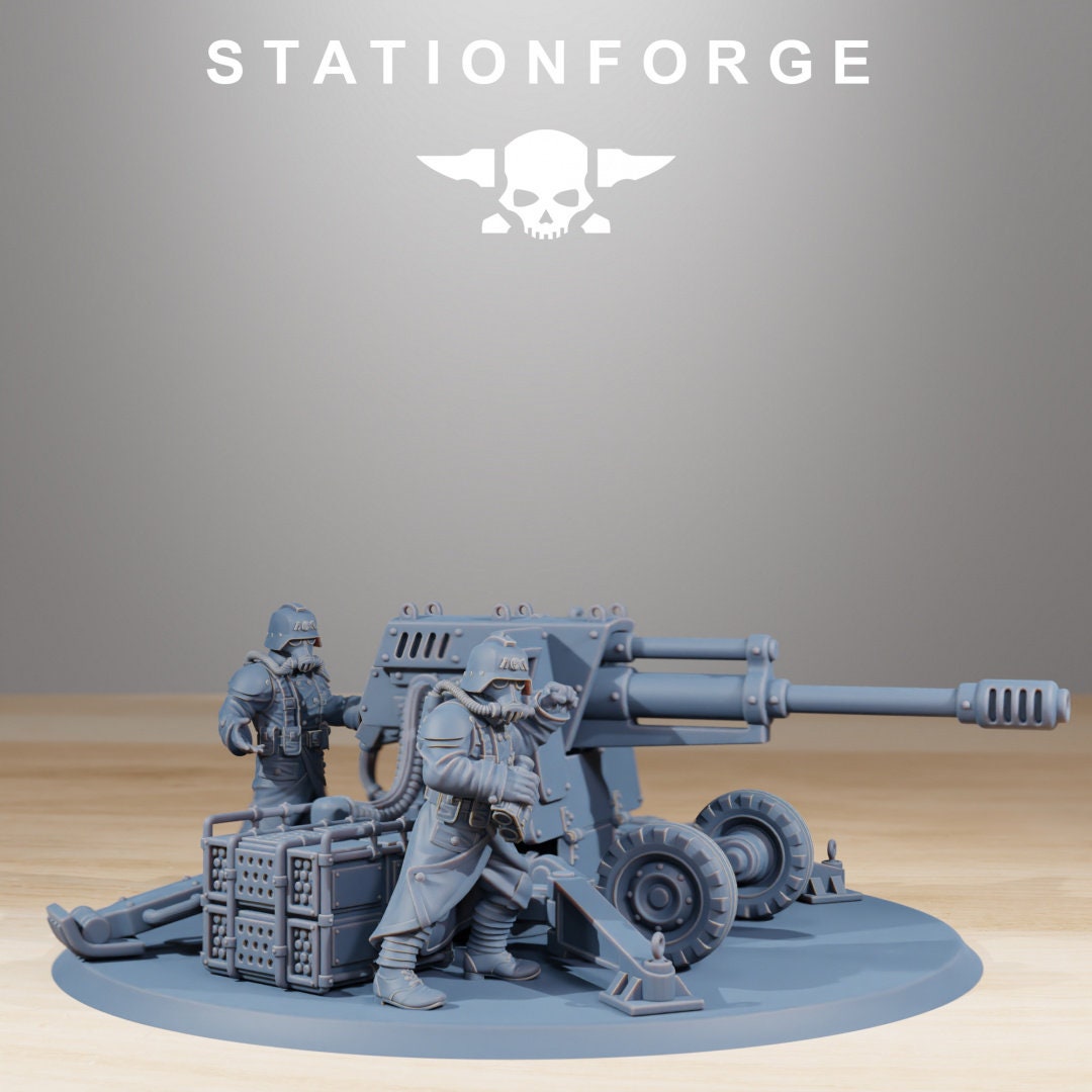 GrimGuard Battle Weapons | StationForge | 12K Prints
