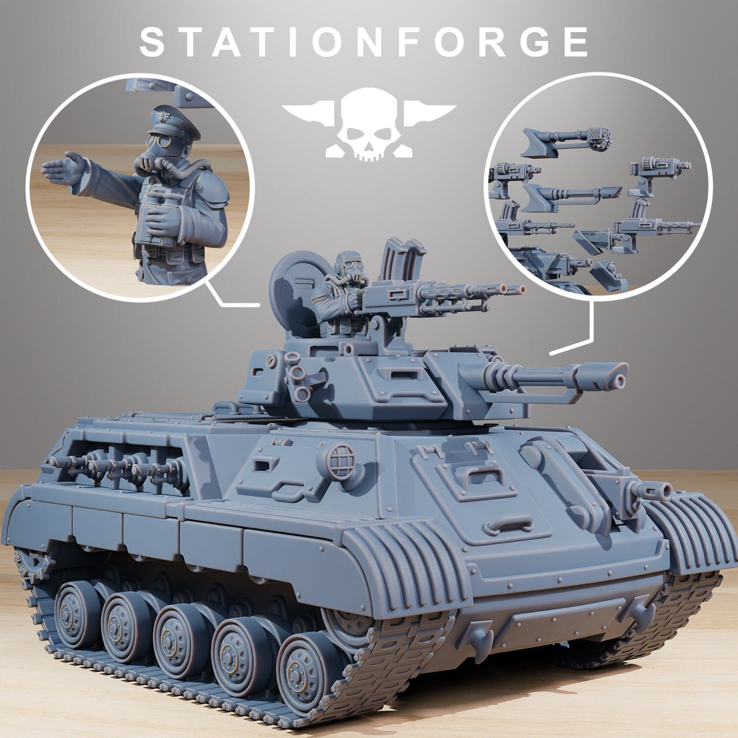 GrimGuard Support Tank | StationForge | 12K Prints