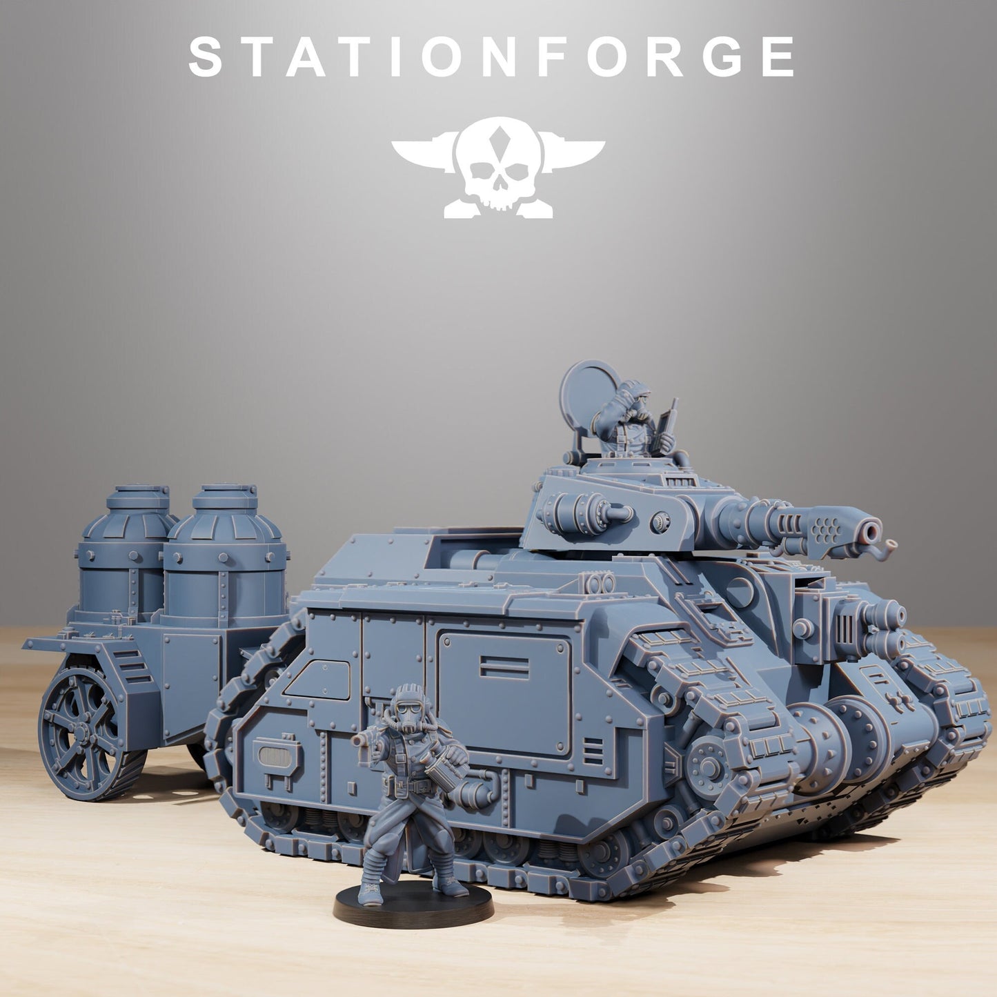 GrimGuard Flame Tank | StationForge | 12K Prints