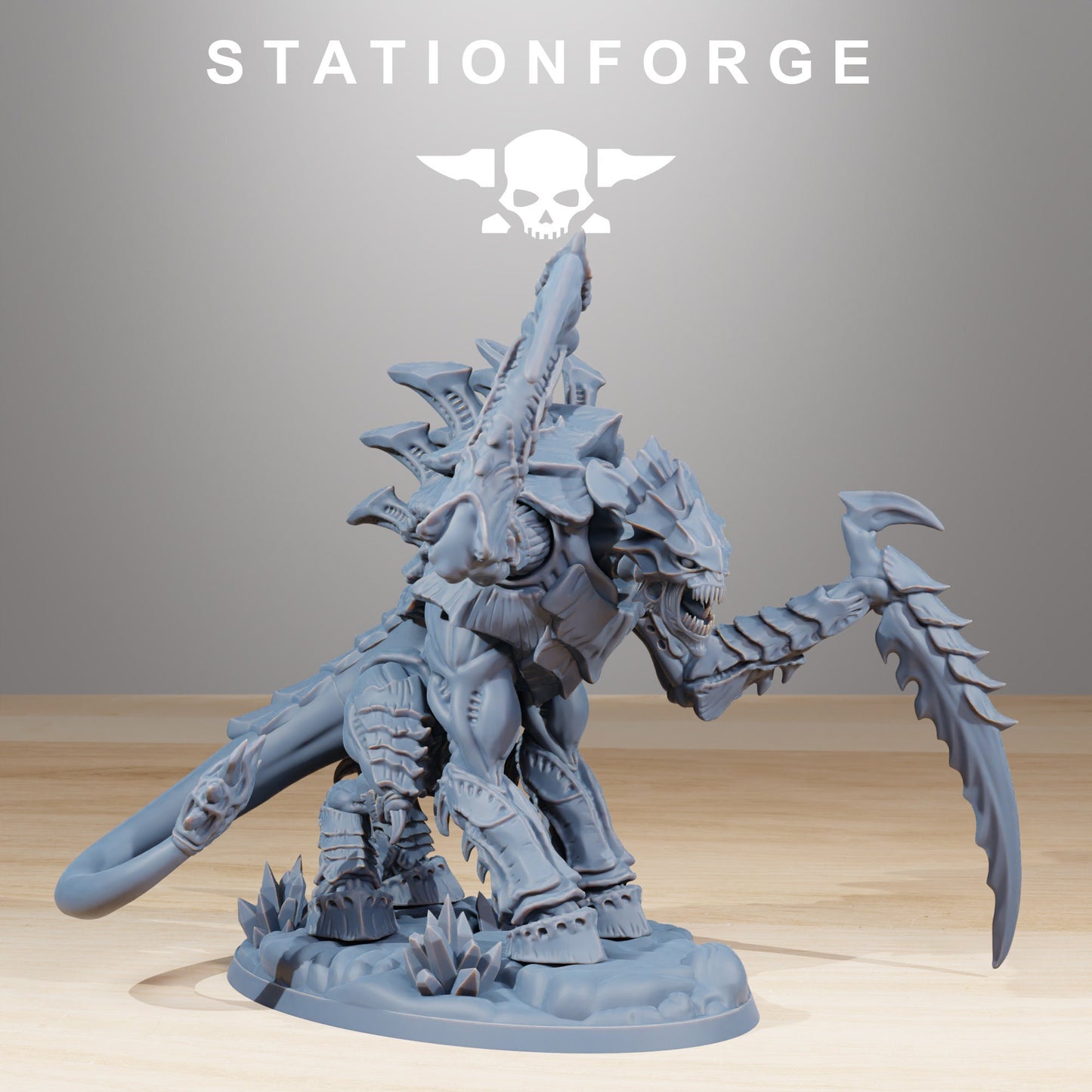 Xenarid Necrothorn | StationForge | 12K Prints