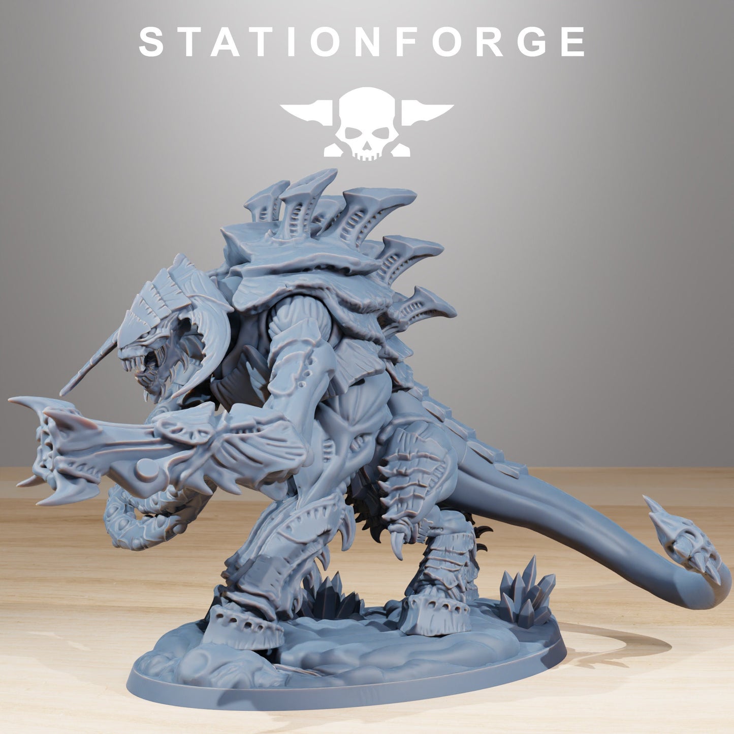 Xenarid Necrothorn | StationForge | 12K Prints