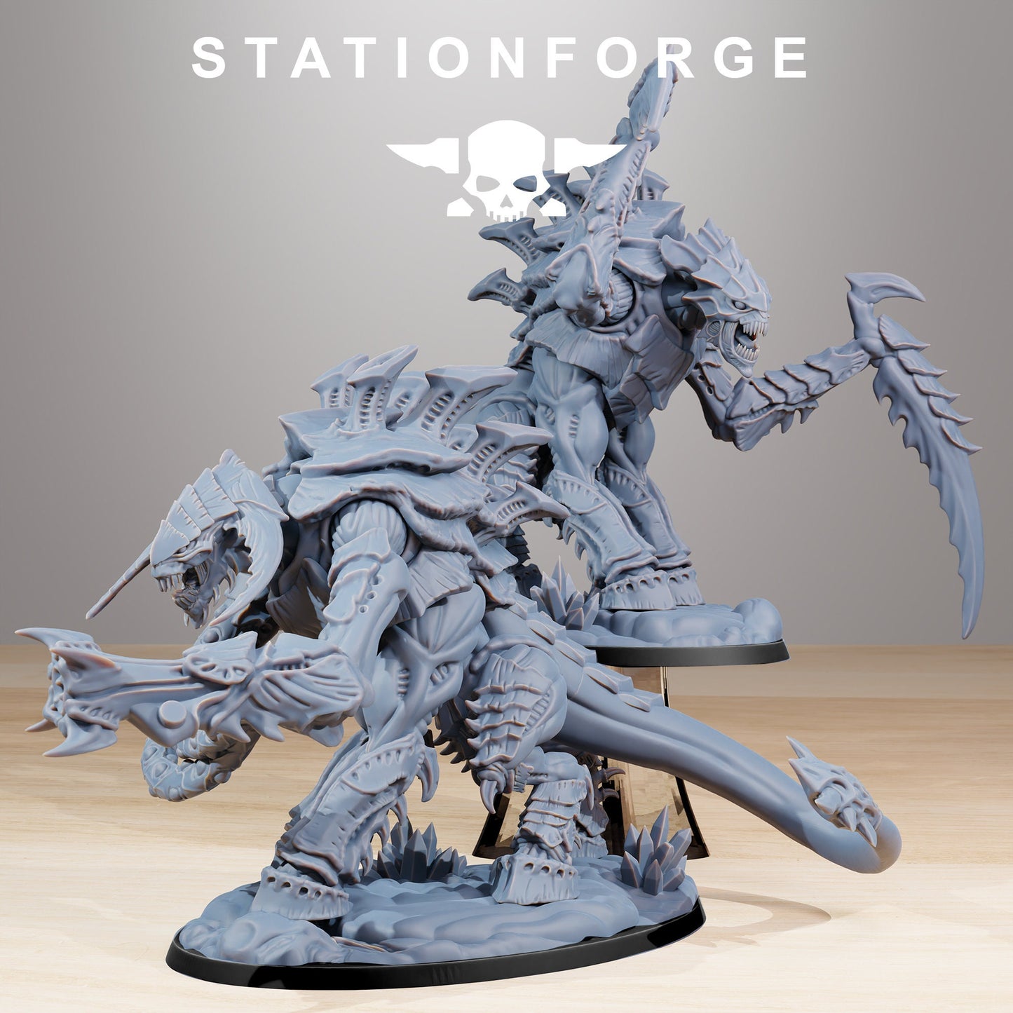 Xenarid Necrothorn | StationForge | 12K Prints