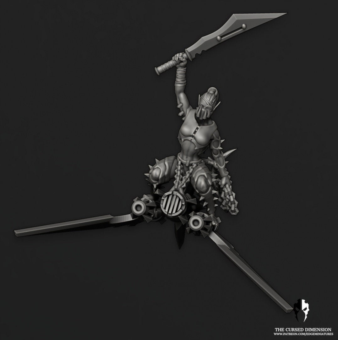 Speed Demons | Set of 5 or 8 Minis | Edge Miniatures - Cursed Elves | 12K Prints