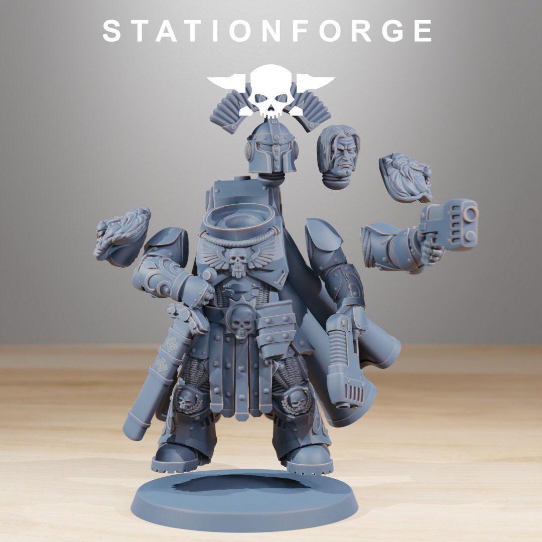 Socratis Guardsmen | Set of 10 Minis | StationForge | 12K Prints