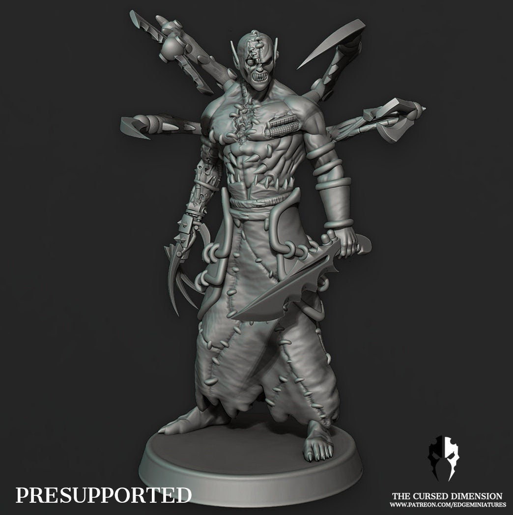 Flesh Wizard Coven Leader #2 | Edge Miniatures - Cursed Elves | 12K Prints