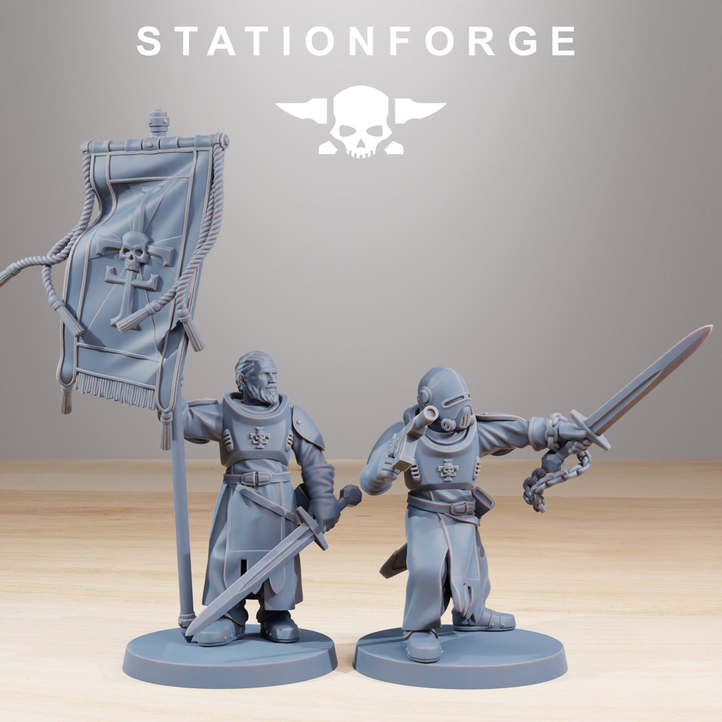RoyalGuard Templars | Set of 12 Minis | StationForge | 12K Prints