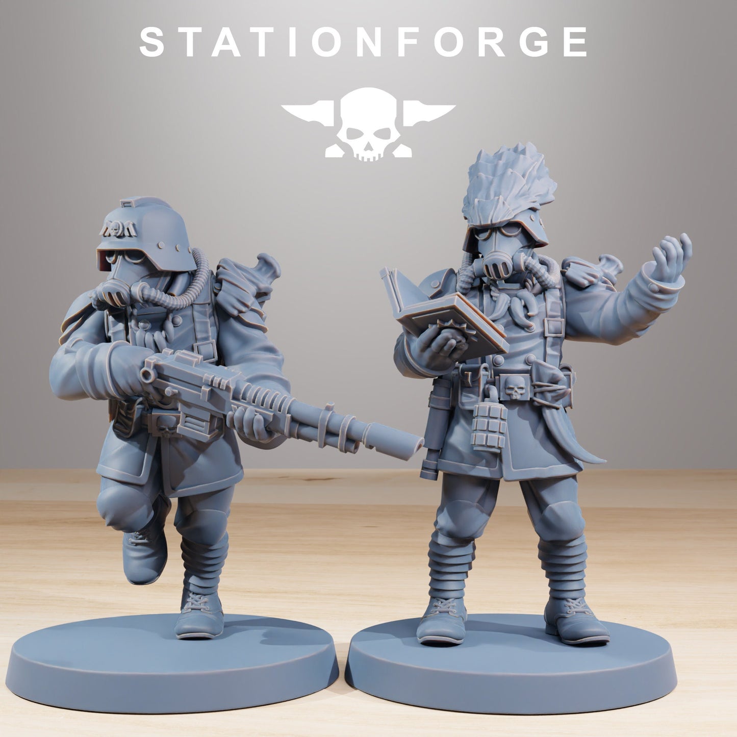 GrimGuard Xenarid Hunters | Set of 10 Minis | StationForge | 12K Prints